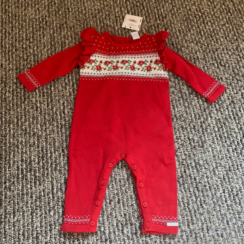 One piece holiday outfit for baby